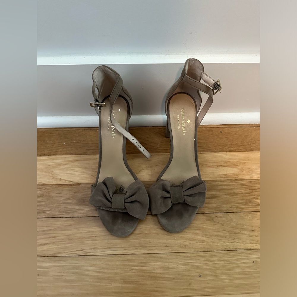 Kate Spade Bow Block Heel